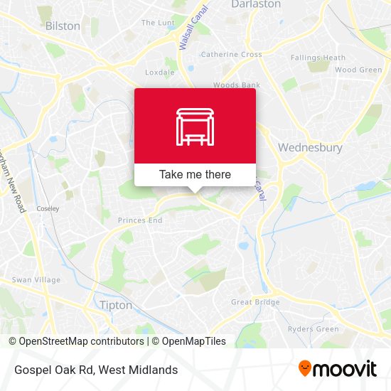 Gospel Oak Rd map