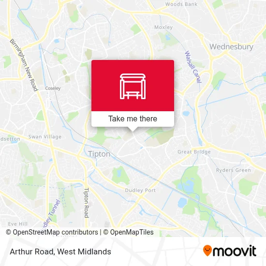 Arthur Rd map