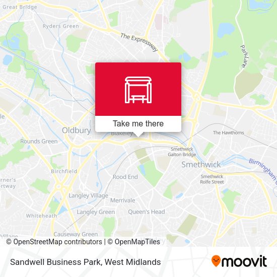 Sandwell Business Park map