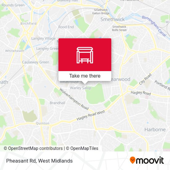 Pheasant Rd map
