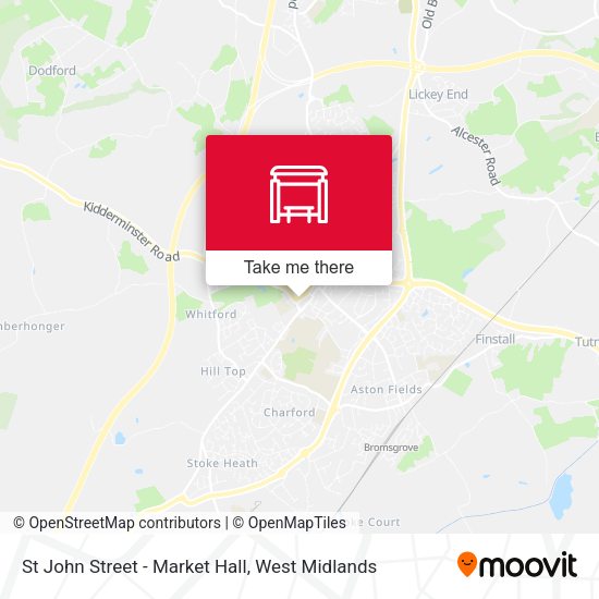 St John Street - Market Hall map