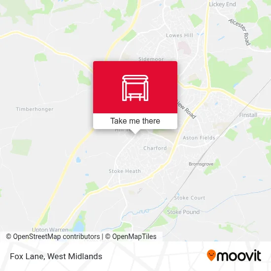Fox Lane map