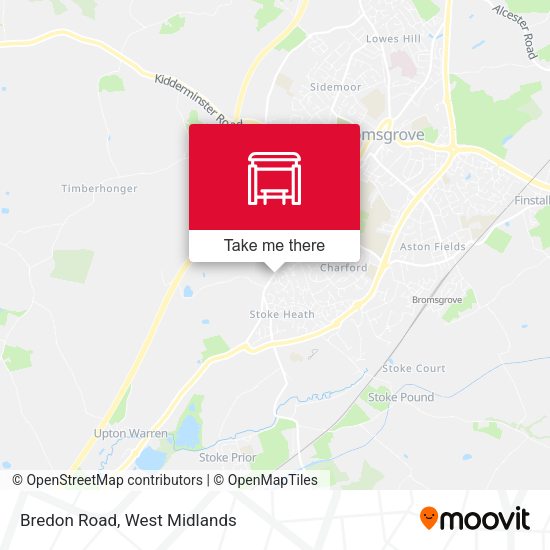 Bredon Road map