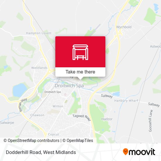 Dodderhill Road map