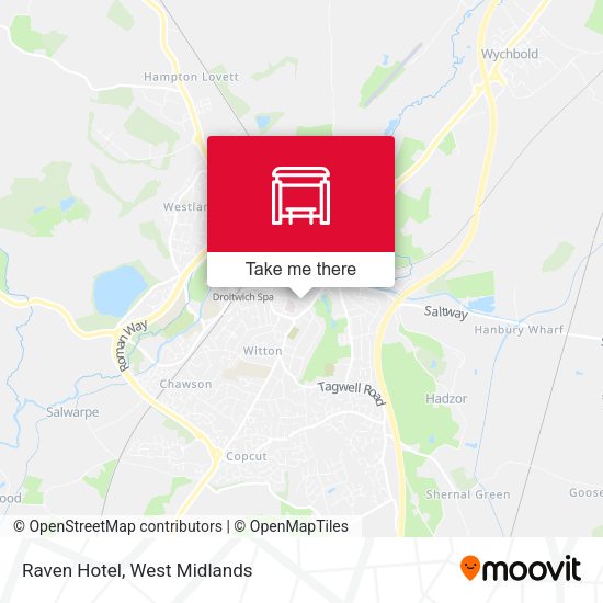 Raven Hotel map