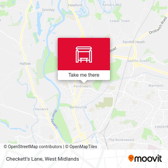 Checkett's Lane map