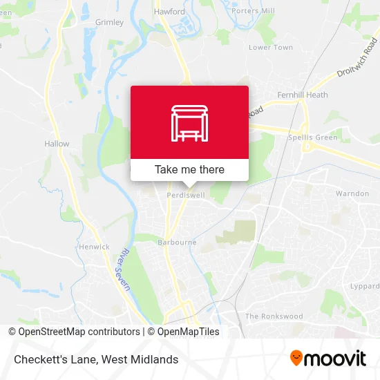 Checkett's Lane map
