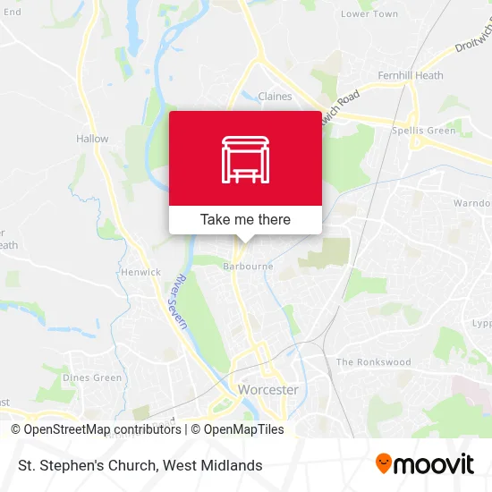 St Stephens Church map