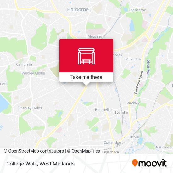 College Walk map