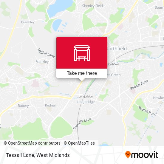 Tessall Lane map