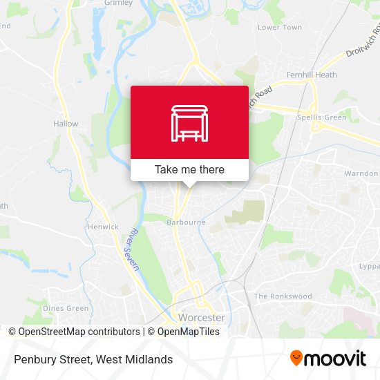 Penbury Street map