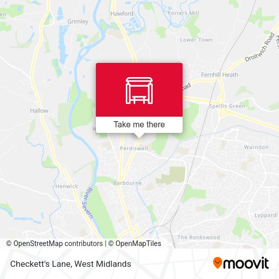 Checkett's Lane map