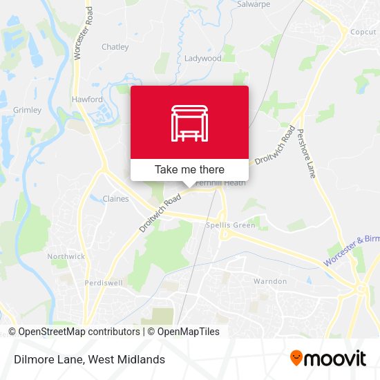 Dilmore Lane map