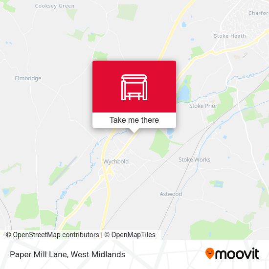 Paper Mill Lane map