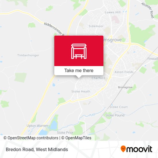 Bredon Road map