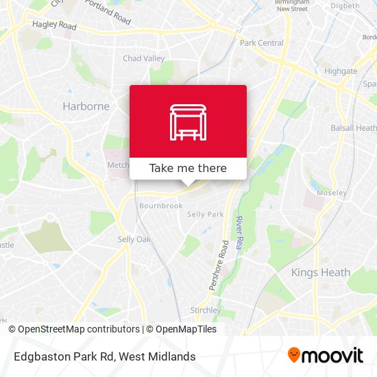 Edgbaston Park Rd map