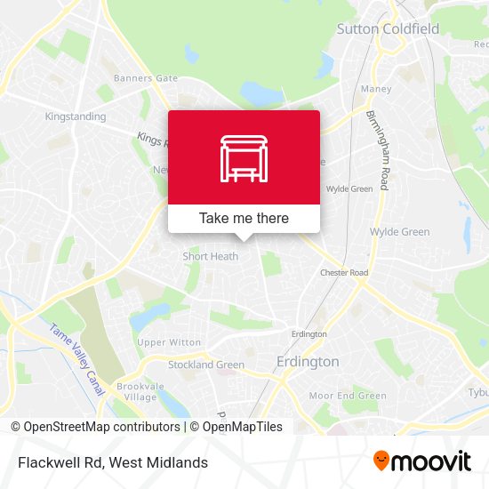 Flackwell Rd map