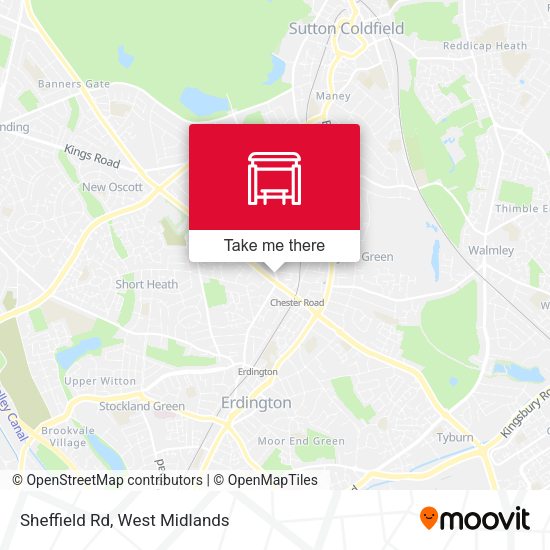 Sheffield Rd map