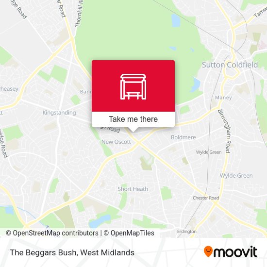 The Beggars Bush map