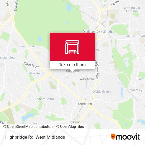 Highbridge Rd map