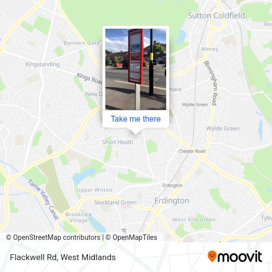 Flackwell Rd map