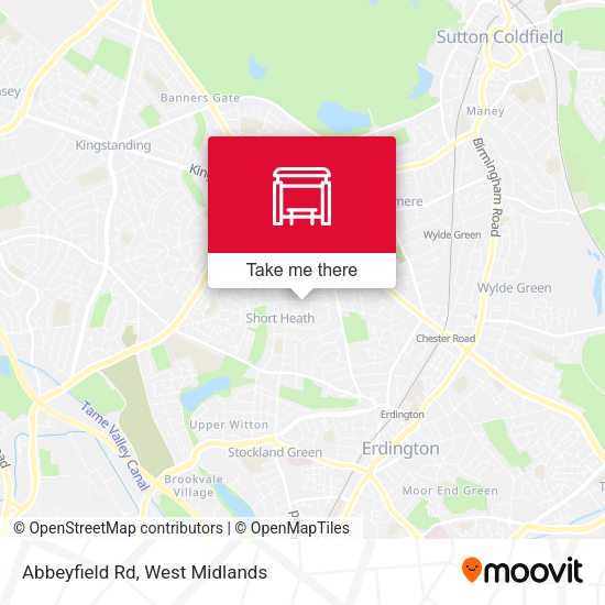 Abbeyfield Rd map