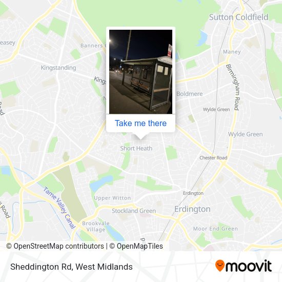 Sheddington Rd map
