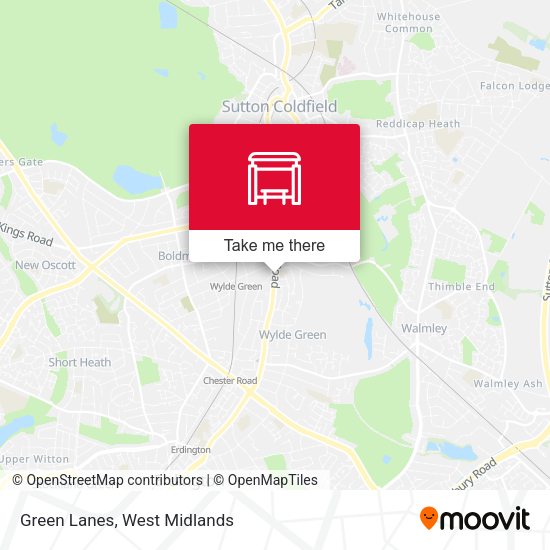 Green Lanes map