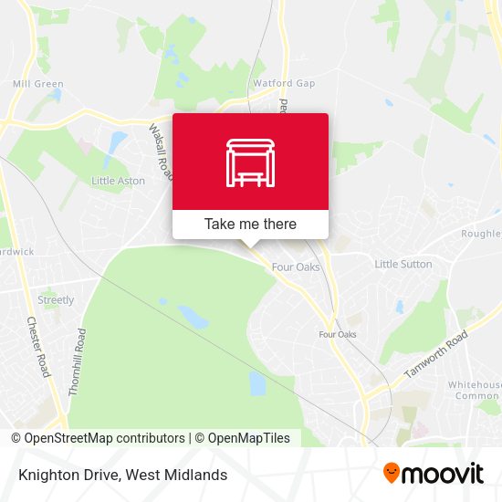 Knighton Drive map