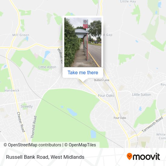 Russell Bank Road map