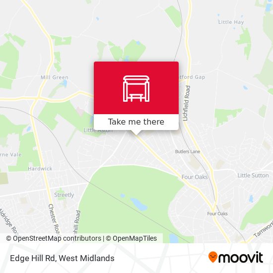 Edge Hill Rd map