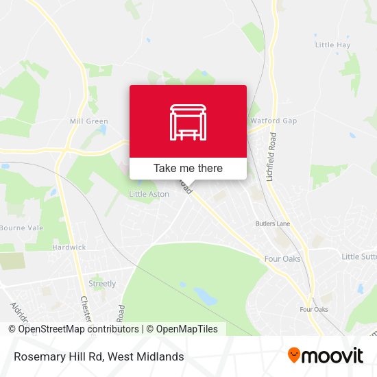 Rosemary Hill Rd map