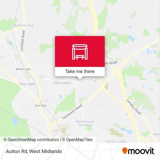 Aulton Rd map