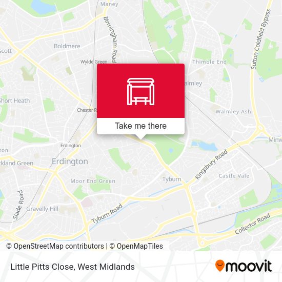 Little Pitts Close map