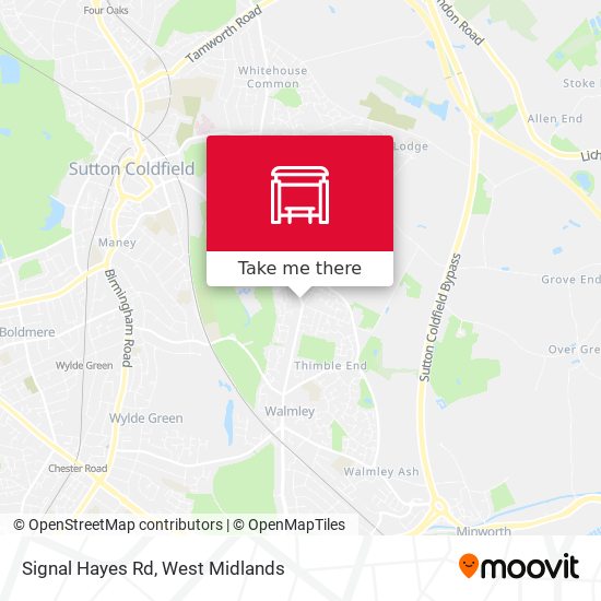 Signal Hayes Rd map