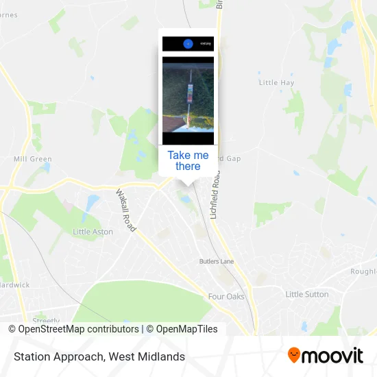 Station Approach map