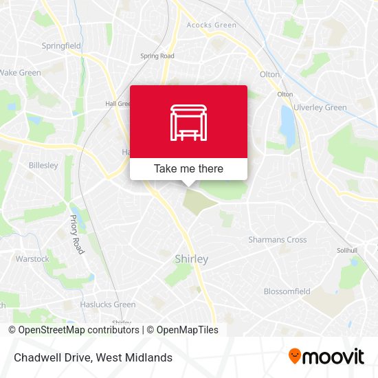 Chadwell Drive map
