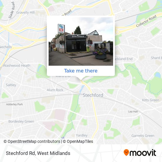 Stechford Rd map