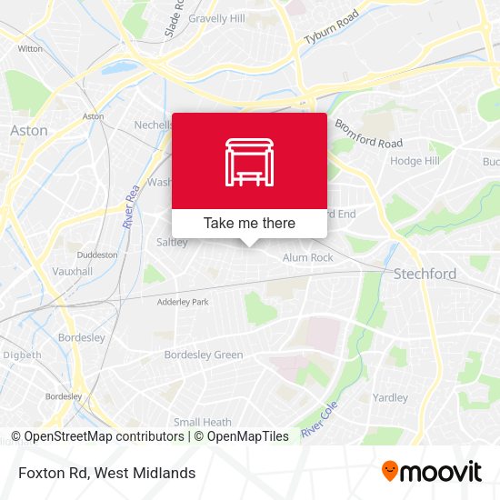 Foxton Rd map