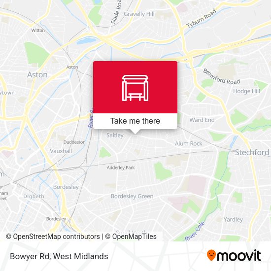 Bowyer Rd map
