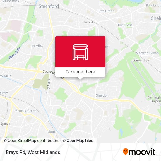 Brays Rd map