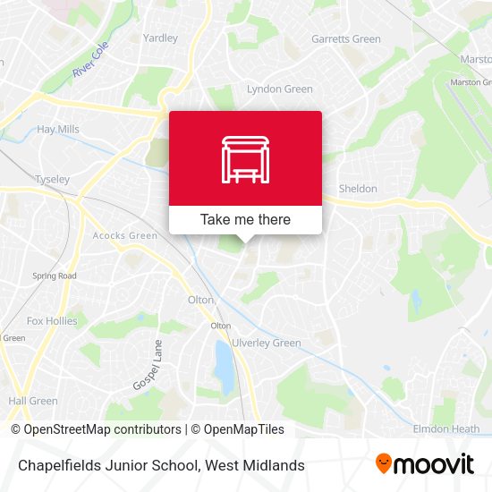 Chapelfields Junior School map
