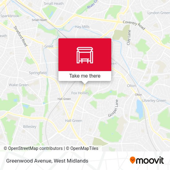 Greenwood Avenue map