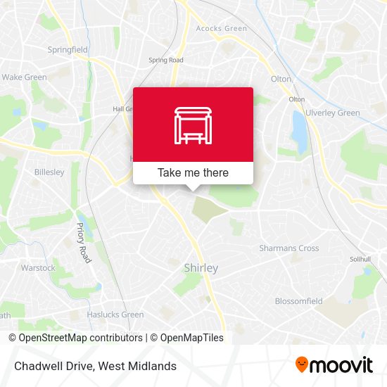Chadwell Drive map