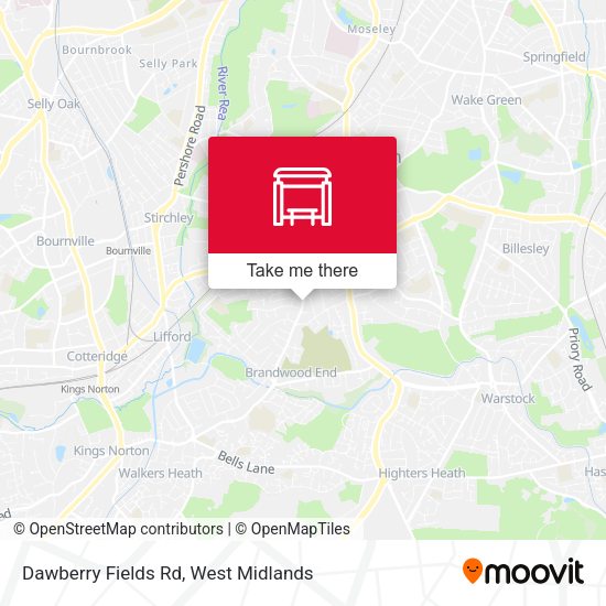 Dawberry Fields Rd map