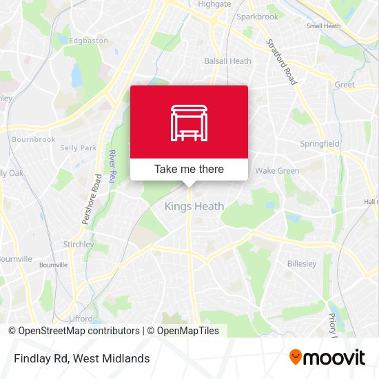Findlay Rd map
