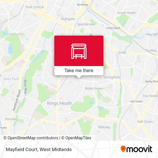 Mayfield Court map