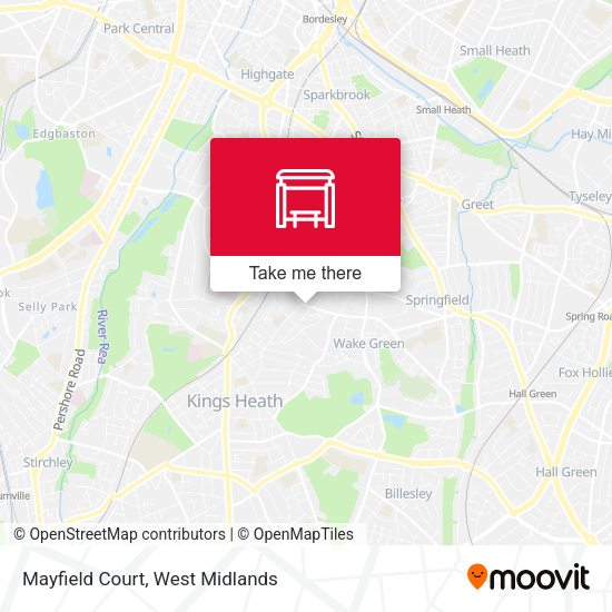 Mayfield Court map