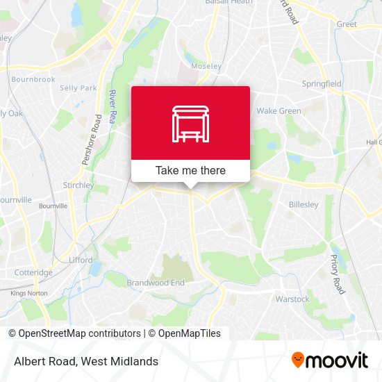 Albert Road map
