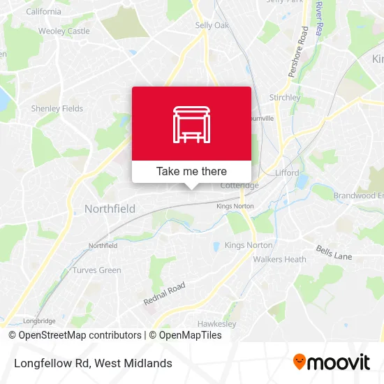 Longfellow Rd map